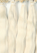 Волосы на капсулах волнистые светлый блонд цвет 1003