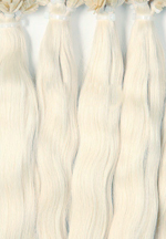 Волосы на капсулах волнистые светлый блонд цвет 1004