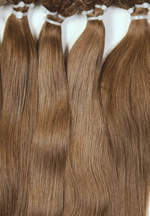 Волосы на капсулах EuroSoCap темно-русый цвет 10