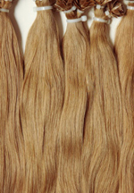 Волосы на капсулах волнистые светло-русый теплый цвет 12